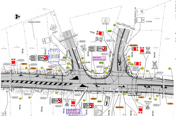  Menangle Street traffic lights plan