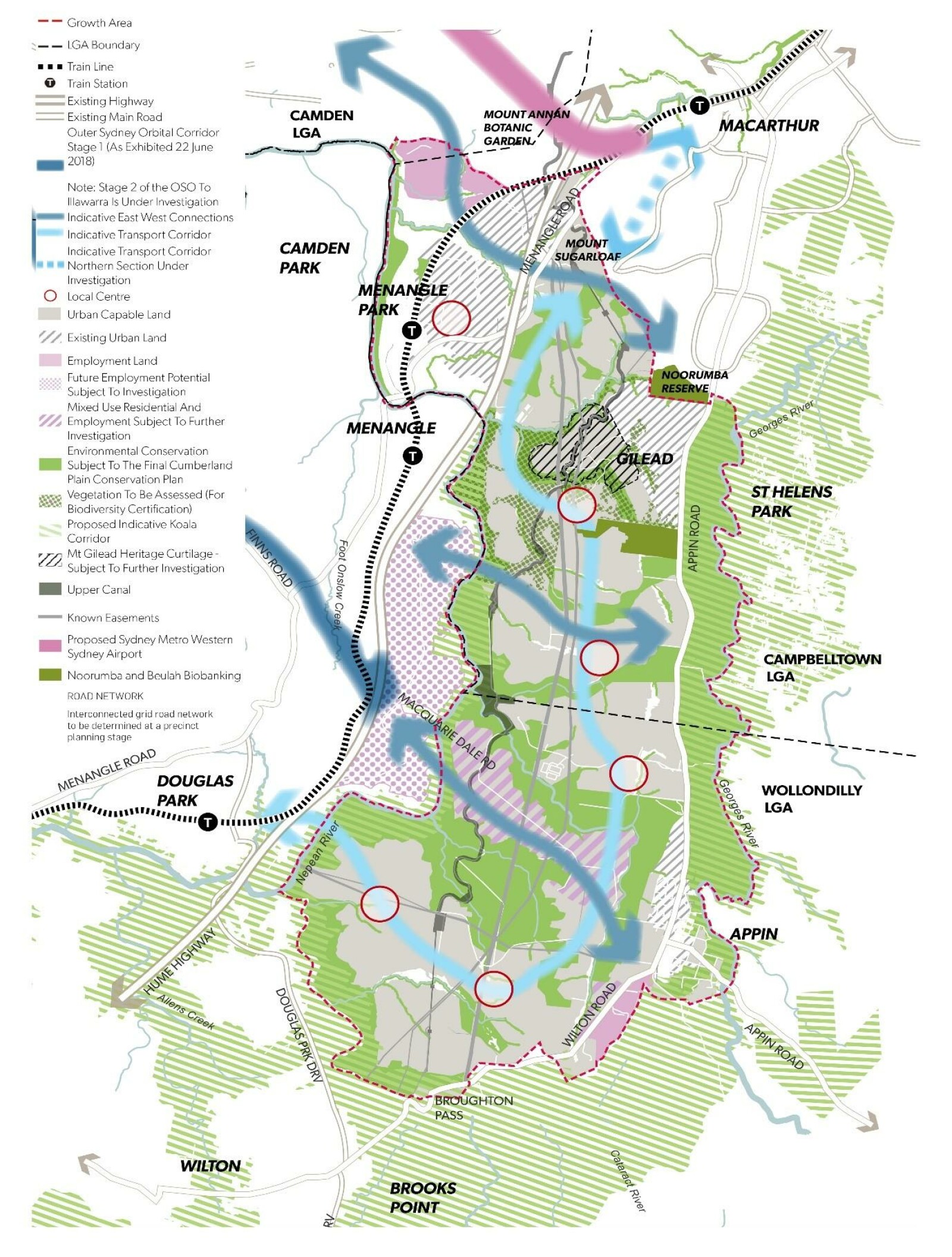 Image of Macarthur 2040 map