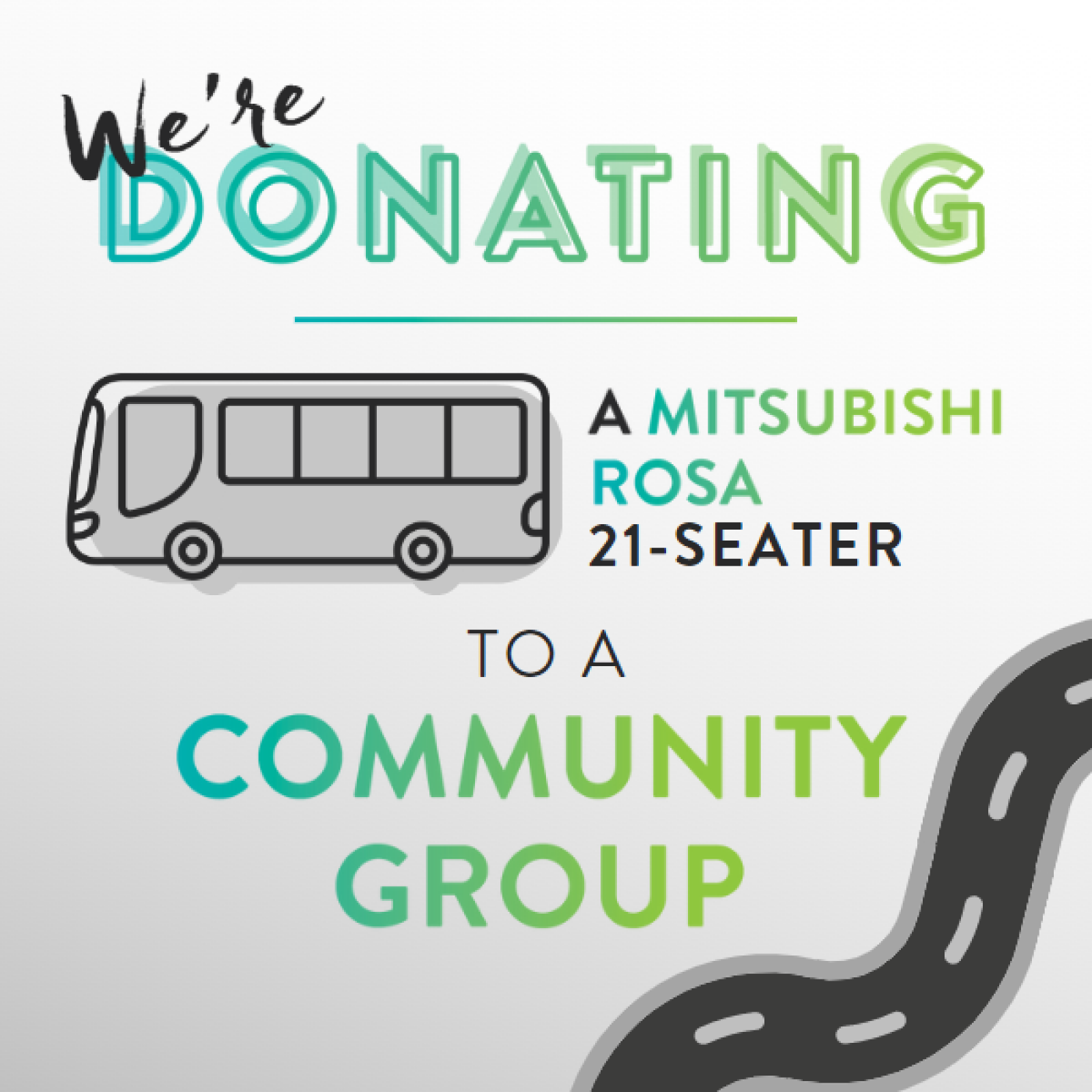 Were donating a community bus Website Tile