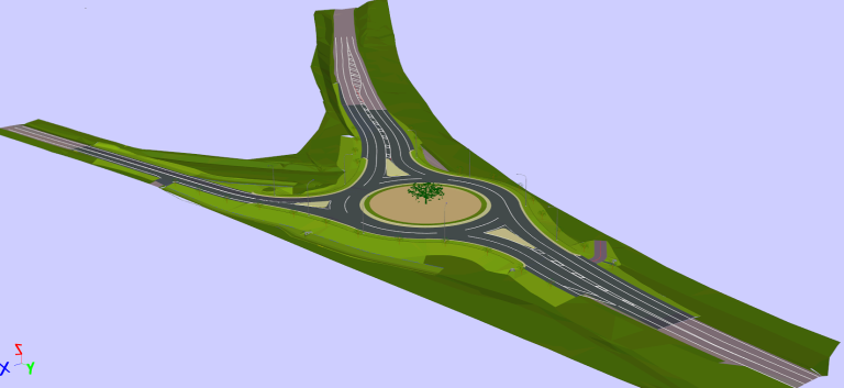 Finns Road / Remembrance Driveway Roundabout