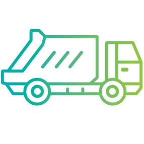 Waste Truck Icon